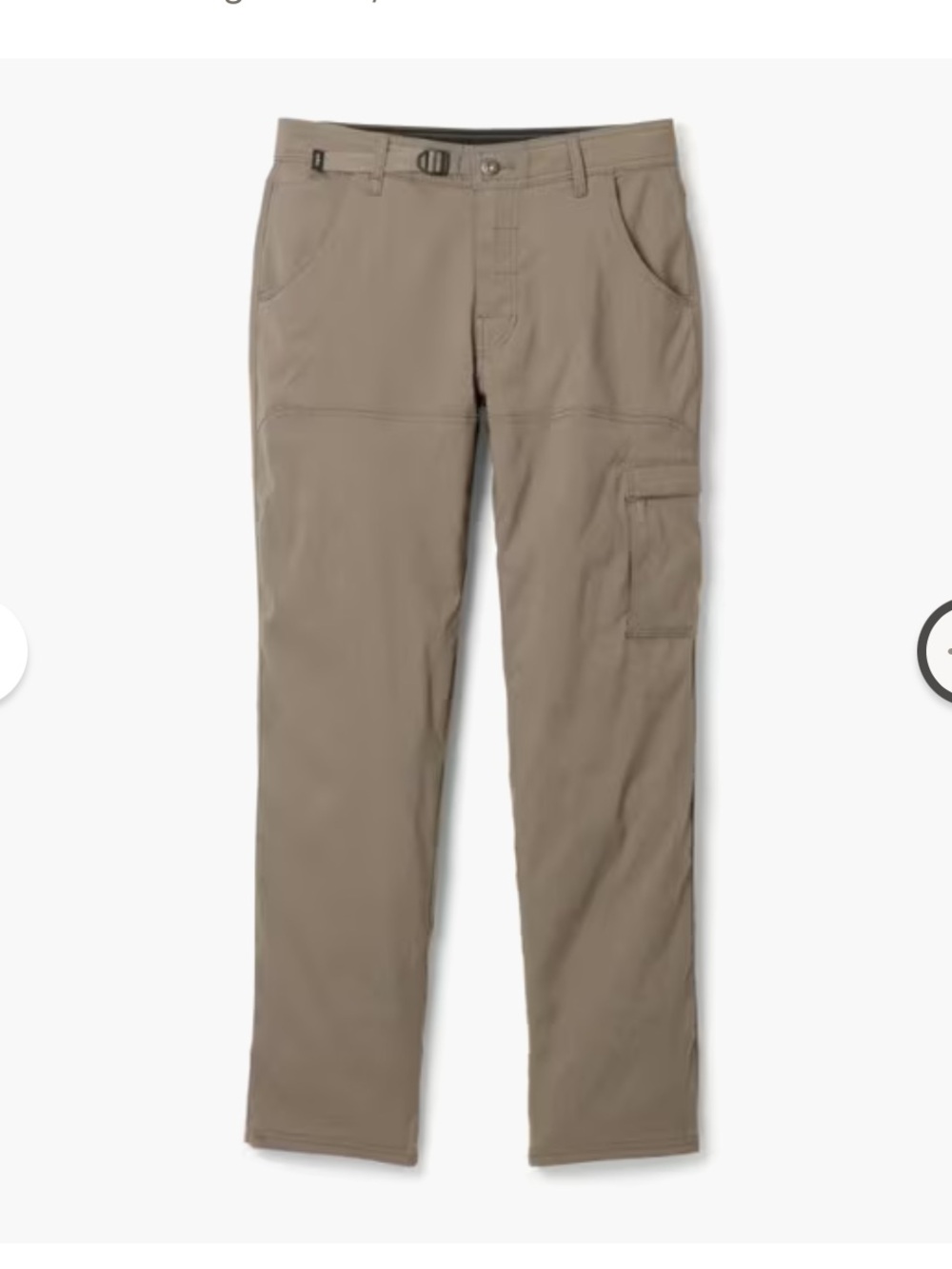 Prana Men's Khaki Cargo Hiking/casual Pants size 31W x 30L